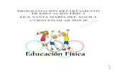 PROGRAMACIÓN DEPARTAMENTO DE EDUCACIÓN FÍSICA I.E.S. SANTA MARÍA DEL ÁGUILA CURSO ... · 2019. 11. 22. · CURSO ESCOLAR 2019-20 . a 2 1.- INTRODUCCIÓN. La educación basada