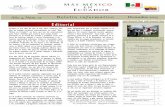 Editorial - Secretaria De Relaciones Exteriores · Año 4, Núm. 12 Boletín informativo Diciembre 2015 Editorial Editorial 1 Qué pasa en México Secretaría de Cultura 2 Gastronomía.