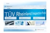 TRIP - TÜV Rheinland · TRIP. Tramitación Telemática 2.3 Tramitación en Proceso TÜV Rheinland verifica los datos, crea el Expediente y da número de Instalación (si se requiere