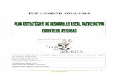 ESTRATEGIA DE DESARROLLO LOCAL PARTICIPATIVO DEL · PDF file 2016. 6. 28. · estrategia de desarrollo local participativo del oriente de asturias eje leader 2014-2020 3 5. aplicaciÓn