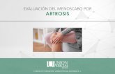 EVALUACIÓN DEL MENOSCABO POR ARTROSIS - COMAFPcomafp.pe/.../actualizacion/ARTROSIS.pdf · 2019. 6. 21. · ARTROSIS § La artrosis es una enfermedad crónica, con una evolución