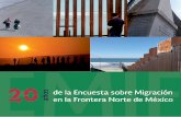 20 años EMIF noviembre - gob.mx20 años de la Encuesta sobre migración en la frontera norte de México ISBN: 978-607-427-257-4 Fotografías de portada: 1, 3. Banco de imágenes,