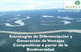 Estrategias de Diferenciación y Generación de Ventajas ...€¦ · región del Chocó, localizadas entre los Andes y el Océano Pacífico •La región del Chocó es una víctima