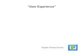 “User Experience” - Instituto Tecnológico de Moreliasagitario.itmorelia.edu.mx/~rogelio/web_user_experience.pdf · 20 Rogelio Ferreira Escutia Instituto Tecnológico de Morelia