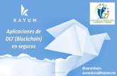 Aplicaciones de DLT (Blockchain) en seguros · reglas comunes Juan Bitcoin Hombre, 28 años Cód. Post: 01700 Licencia: 02345 Auto: XYY235 Historia de Siniestros en un blockchain