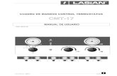 CUADRO DE MANDOS CONTROL TERMOSTATOS CMT-17 · cod. 55191.02 cmt-17 10/2019 cuadro de mandos control termostatos cmt-17 manual de usuario cod. 55191.02