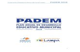 Corporación Municipal de Desarrollo Social Lampa PADEM 2018 2018.pdf · Entre otras cosas se busca crear ... escuelas y liceos municipales; el PADEM tiene un carácter participativo
