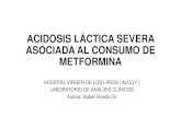 ACIDOSIS LÁCTICA SEVERA ASOCIADA AL CONSUMO DE …alcoy.san.gva.es/laboratorio/Web/CASO_CLINICO_46.pdf · ACIDOSIS LÁCTICA. •Causas de acidosis láctica con insuficiencia renal: