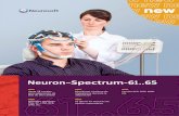 Neuron-Spectrum-61. · El amplificador se ha diseñado según requisitos actuales de adquisición de EEG y asegura procesamiento de señal de alta calidad. Cada sistema EEG de Neuron-Spectrum-
