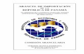 DE LA REPÚBLICA DE PANAMÁ - ana.gob.pa · arancel de importaciÓn de la repÚblica de panamÁ en tÉrminos de la nomenclatura del sistema armonizado de designaciÓn y codificaciÓn