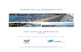 PORTS DE LA GENERALITATports.gencat.cat/wp-content/uploads/2019/07/De... · Pàgina 3 de 150 Ports de la Generalitat Declaració ambiental 2018 1 PRESENTACIÓ DE PORTS DE LA GENERALITAT