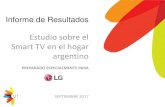 Estudio sobre el Smart TV en el hogar argentino · 6 HIGHLIGHTS (I) Existe un alto nivel de penetración de Smart TV en el universo estudiado (84%), apenas por debajo de los teléfonos