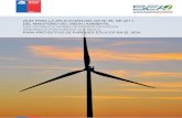 Guía para la aplicación del DS 38 MMA en parques eólicos · 3.1. ASPECTOS RELEVANTES DEL DS 38/2011 MMA En Chile, el ruido de proyectos de parques eólicos está regulado por el