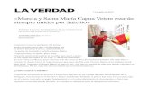«Murcia y Santa María Capua Vetere estarán siempre unidas ... · Conocí las esculturas de Nicolás y Francisco Salzillo en mi ciudad durante la exhibición de la fotógrafa Ana