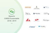 Reporte CARSO Sustentable 2018-2019€¦ · Grupo CARSO Sustentable unifica una cultura corporativa enfocada en el Desarrollo Sustentable alineada con los Objetivos de Desarrollo