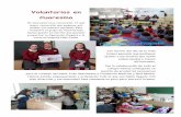 Voluntarios en Cuaresma - Comunidad de Madrid...Este trimestre ha sido también importante para nosotros la visita al Hospital Niño Jesús. Allí hicimos dos obras de teatro: Pinocho