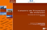 Catastro de Proyectos de Inversión³n-SOFOFA.pdf · 5.2. Ranking 50 Mayores Proyectos de Inversión 30 5.3. Listado de Proyectos Detenidos 31 El Catastro de Proyectos de Inversión