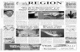 Semanario REGION nro 1.383 - Del 25 al 31 de octubre de 2019 · 2019. 10. 25. · Salta, uno de los 10 destinos para descubrir en el 2020 Salta, en Argentina, fue ele-gida por viajeros
