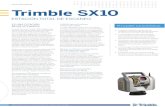 TrimbleSX10 DS ESP-1 - Geotronics · resolución del sitio de la obra con rapidez y facilidad ... Tiempo de vuelo ultra rápido impulsado por la tecnología Trimble ightning O,9m-600m