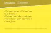 Conoce Cómo Estoy: Comunicados reaccionamos · Instituto Profesional de la Universidad Santo Tomás (IP) sede Santiago centro, Chile en conjunto con un profesor tutor y el apoyo