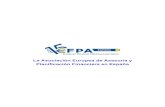 La Asociación Europea de Asesoría y Planificación ...tarjeta profesional y otros servicios a los miembros. Además, los delegados territoriales de EFPA España dependen y forman