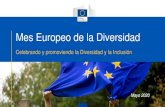 Mes Europeo de la Diversidadfundaciondiversidad.org/wp-content/uploads/2020/03/PresentacionE… · Charteres Europeos. Tómate tu tiempo para ver qué hacen los demás. Participar