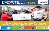 BOLETÍN INFORMATIVO REPORTE 118 ELECTORAL · 2020. 6. 27. · de los peruanos en el extranjero 20062016 elecciones generales 2011 1era vuelta elecciones generales 2016 1era vuelta