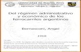 Universidad de Buenos Aires [cebibliotecadigital.econ.uba.ar/download/tesis/1501... · ferrocarriles argentinos Bernasconi, Angel 1918 Cita APA: Bernasconi, A, (1918). Del régimen