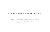 SERGIO BUENAS MAQUINAS · 2017. 4. 18. · SERGIO BUENAS MAQUINAS Refacciones y Maquinaria para Maquinas Tortilladoras . ENCENDJDO PROTEccroX DE PRECAUCION . Author: Juanito Neutrón