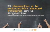 INVESTIGADORA PRINCIPAL€¦ · Ministerio de Educación de la Nación y el acompañamiento y co-laboración del equipo del Programa Nacional de Educación Sexual Integral. El desarrollo