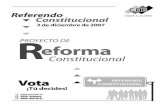 CONSEJO NACIONAL ELECTORAL · 2008. 7. 11. · el Poder Electoral ha convocado al Referendo de la Reforma Constitucional el próximo 2 de diciembre. Hemos llegado nuevamente a un