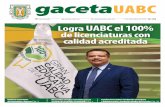gacetauabc No. 408 Logra UABC el 100% de licenciaturas ...gaceta.uabc.mx/sites/default/files/gacetas/2018-12/g-408.pdfde Cimarrones a la sociedad de Baja California, que se suma a