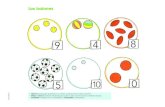 Los balonesSantillana • Observa cada grupo de balones y su número. ¿Cuántos hay en cada conjunto? • Dibuja o tacha los balones necesarios para que en cada conjunto haya la cantidad