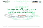 IX SUBIDA A MONTAÑA ALTA-GUÍA II TROFEO …El C. D. Azuatil a través de su Comité Organizador, organiza la IX Subida a Montaña-Guía “II Trofeo Legend” que se disputará de