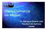 Espectrometría de Masas - UNAMdepa.fquim.unam.mx/amyd/archivero/EspectrometriadeMasas... · 2019. 8. 5. · Ventajas de la Espectrometría de Masas Capacidad de Identificación Identificación