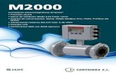 M2000 · M-SERIES® M2000 DESCRIPCIÓN El M-Series® M2000 es el resultado de años de investiga-ción y uso en el campo de la tecnología de medidores de flujo electromagnéticos.