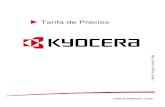New Tarifa de Preciosgrupoescala.com/catalogos/Kyocera.pdf · 2006. 6. 23. · KM-2050 2004 135,23 € 2.255,88 € KM-2550 2004 135,23 € 2.982,35 € Pedir Tapa pantalla si no