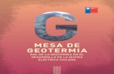 MESA DE GEOTERMIA - ACERA A.G. · de los recursos existentes en el país, y actualmente se cuenta con exploración suficiente para cifrar el potencial técnicamente explotable de