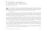 Cultura política e política cultural - SciELOCultura política e política cultural MARILENA CHAUÍ ENTRE 1989 E 1992, na cidade de São Paulo, o Partido dos Trabalhadores (PT) esteve