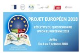 PROJET EUROPEEN 2018 · 2018. 10. 9. · proyectos ecológicos y transición energética, proyectos tecnológicos, obras. planificación regional, centros de salud, proyectos de planificación
