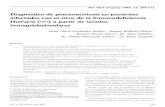 Diagnóstico de pneumocistosis en pacientes infectados con el … · 2006. 3. 13. · coscopía con lavado bronquioloalveolar, la cantidad de muestra que se recibió en el laboratorio