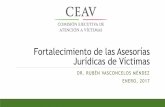 Presentación de PowerPoint - gob.mx · 2019. 4. 18. · ENERO, 2017 . La Asesoría Jurídica de Víctimas ... o El número de Asesores Jurídicos en el país es insuficiente para