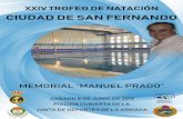 CIUDAD DE SAN FERNANDO · Splash Meet Manager, 11.59270 Registered to Andalucía 08/06/2019 11:16 - Página 1 XXIV TROFEO NAT. CIUDAD SAN FERNANDO - MEMORIAL MANUEL PRADO SAN FERNANDO,