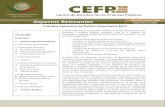 Aspectos Relevantes - CEFP · Aspectos Relevantes Criterios Generales de Política Económica 2017 Hacienda y Crédito Público presentó, ante la H. Cámara de Diputados el Paquete