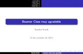 Beamer Class muy agradable - artikel-namsu.delatex.artikel-namsu.de/espanol/ejemplo5.pdf · 1 la introducci´on del curso L ATEX 2 curso 2 3 el trabajo y presentaci´on con L ATEX