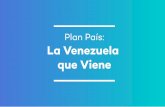 Plan País: La Venezuela que Viene · 2020. 8. 8. · Sistema Económico fracasado – Socialismo del Siglo XXI. Destrucción de la industria petrolera que resulto en el desplome
