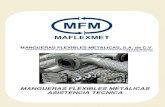 MANGUERAS FLEXIBLES METALICAS, S.A. de C.V. · 2006. 12. 13. · mangueras flexibles metalicas, s.a. de c.v. juntas de expansion metalicas-juntas de expansion de neopreno-tuberias-mangueras