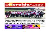 Equipo Cheerleaders de Colegio ASPADEP representará a ......de apoyo del Colegio ASPADEP comenzaron su viaje a la ciudad de Córdoba para representar a Chile en el sudamericano de