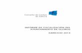 INFORME DE FISCALIZACIÓN DEL AYUNTAMIENTO DE OLEIROS … · 2018. 2. 9. · Informe de Fiscalización del Ayuntamiento de Oleiros, ejercicio 2013 1 I. INTRODUCCIÓN I.1 OBJETIVOS