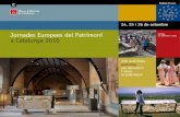 Jornades Europees del Patrimoni Europa, un patrimoni comú ... · Portes obertes a la col·legiata Lloc: col·legiata de Sant Pere d’Àger Dia: 26 Horari: d’11 a 14 h Punt de